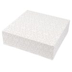 Cajas de pastelerias y tartas sin ventana blanca 28x28x10cm